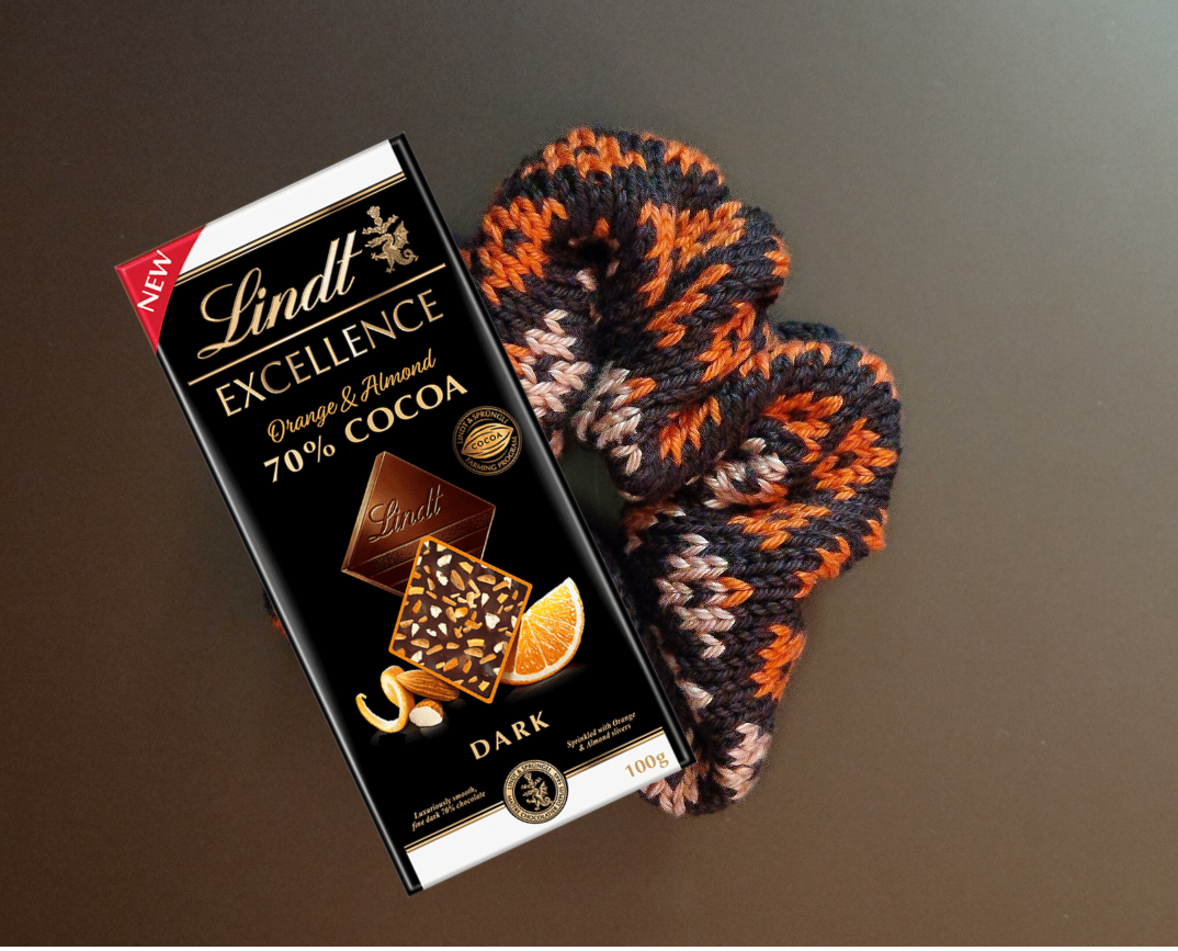 Orange Almond Skrunchie