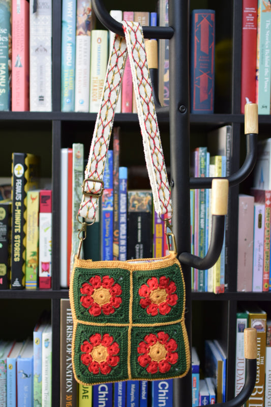 Happy Bag - Green and Red