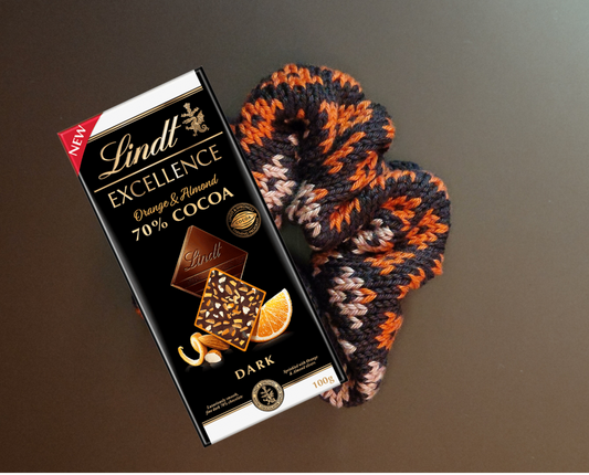 Orange Almond Skrunchie