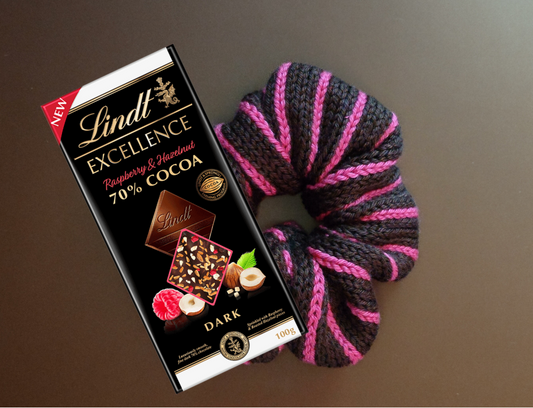 Raspberry Skrunchie
